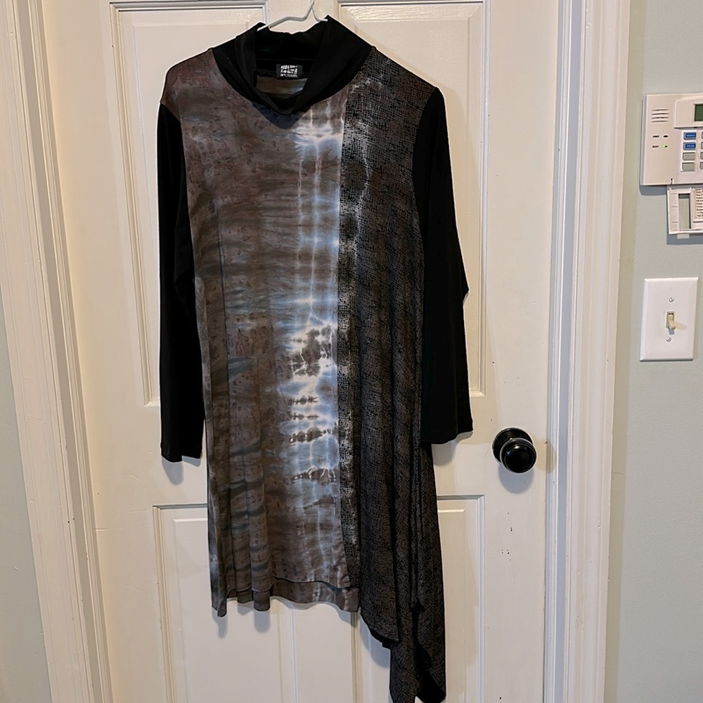 Art of Cloth asymmetrical hem dress/tunic size S/M Lagenlook